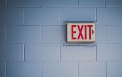 Exit sign